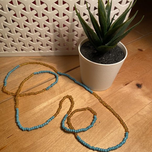 Colorful Beaded Waist Chain, bracelet , necklace or ankle bracelet - - Picture 8 of 16